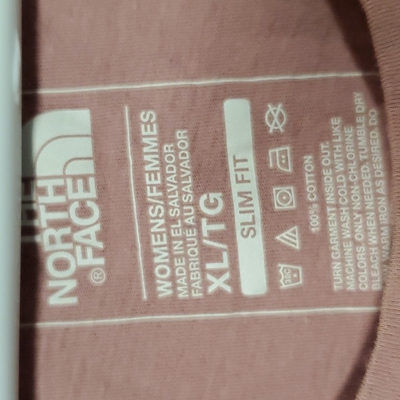 THE NORTH FACE XL PINK SS TEE SHIRT FLORAL DESIGN - Picture 3 of 4